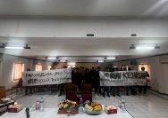 aliansi Mahasiswa Jawa Timur menolak RUU Kejaksaan