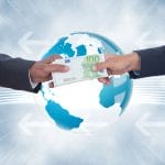 Ilustrasi transfer valas dengan DSS Remittance