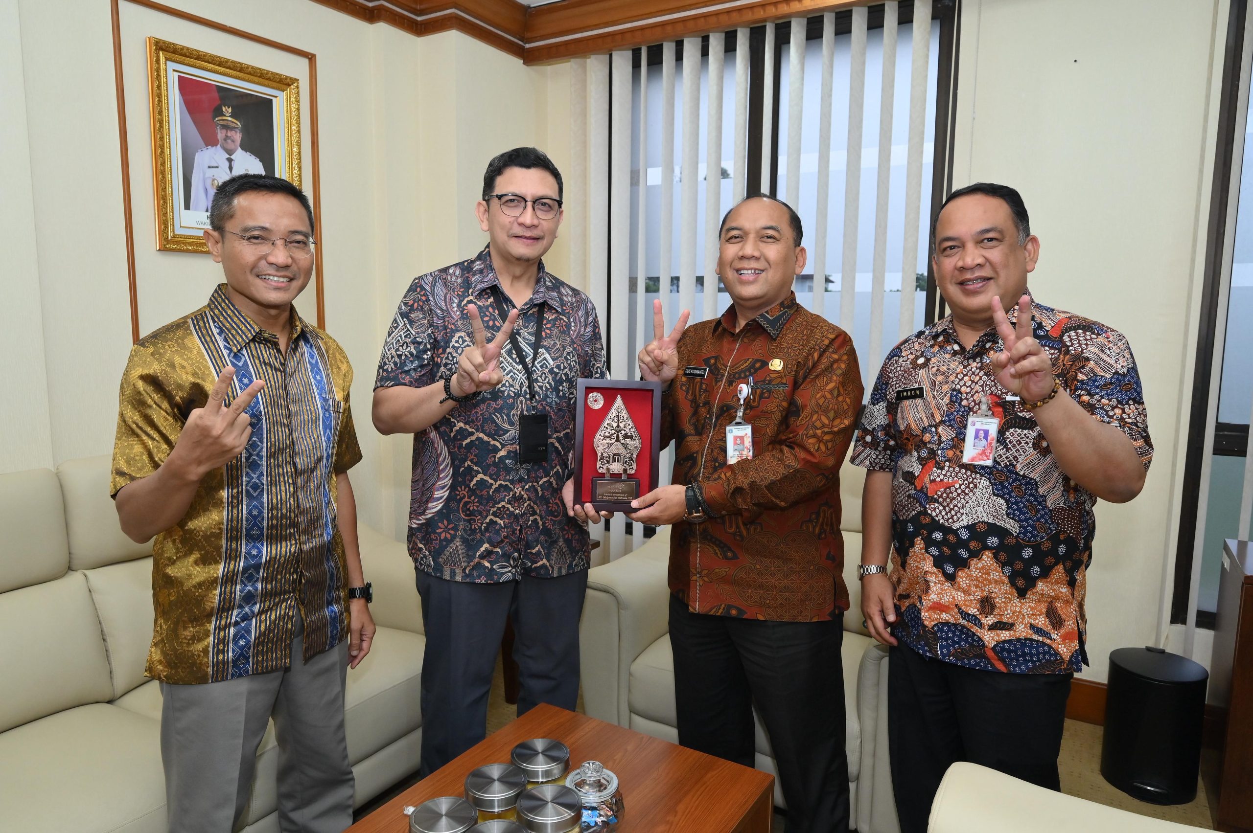 Telkom Regional II Sambangi Kantor Wali Kota Jakarta Barat, GM Witel Jakarta Inner Ikut Mendampingi