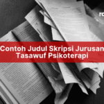 Contoh Judul Skripsi Jurusan Tasawuf Psikoterapi