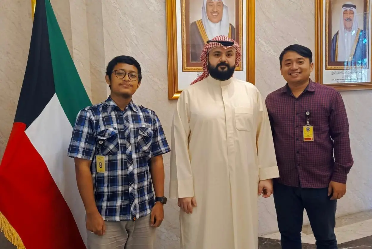 Dokumentasi foto Kedubes Kuwait bersama PT Telkom Indonesia