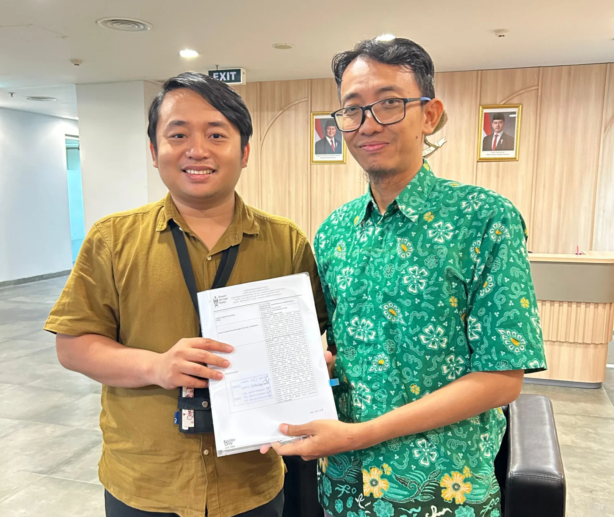 Dokumentasi foto Museum Nasional bersama PT Telkom Indonesia