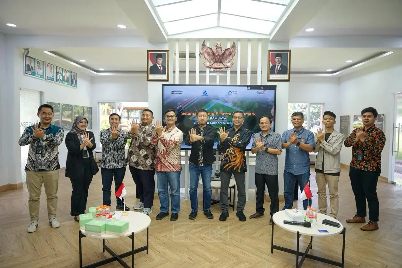 Telkom Witel Jakarta Inner dampingi PAM Jaya dalam kunjungan benchmark ke Telkom Corporate University