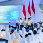 Peresmian Program Digitalisasi Pembelajaran untuk Indonesia Cerdas bersama Presiden RI, Prabowo Subianto
